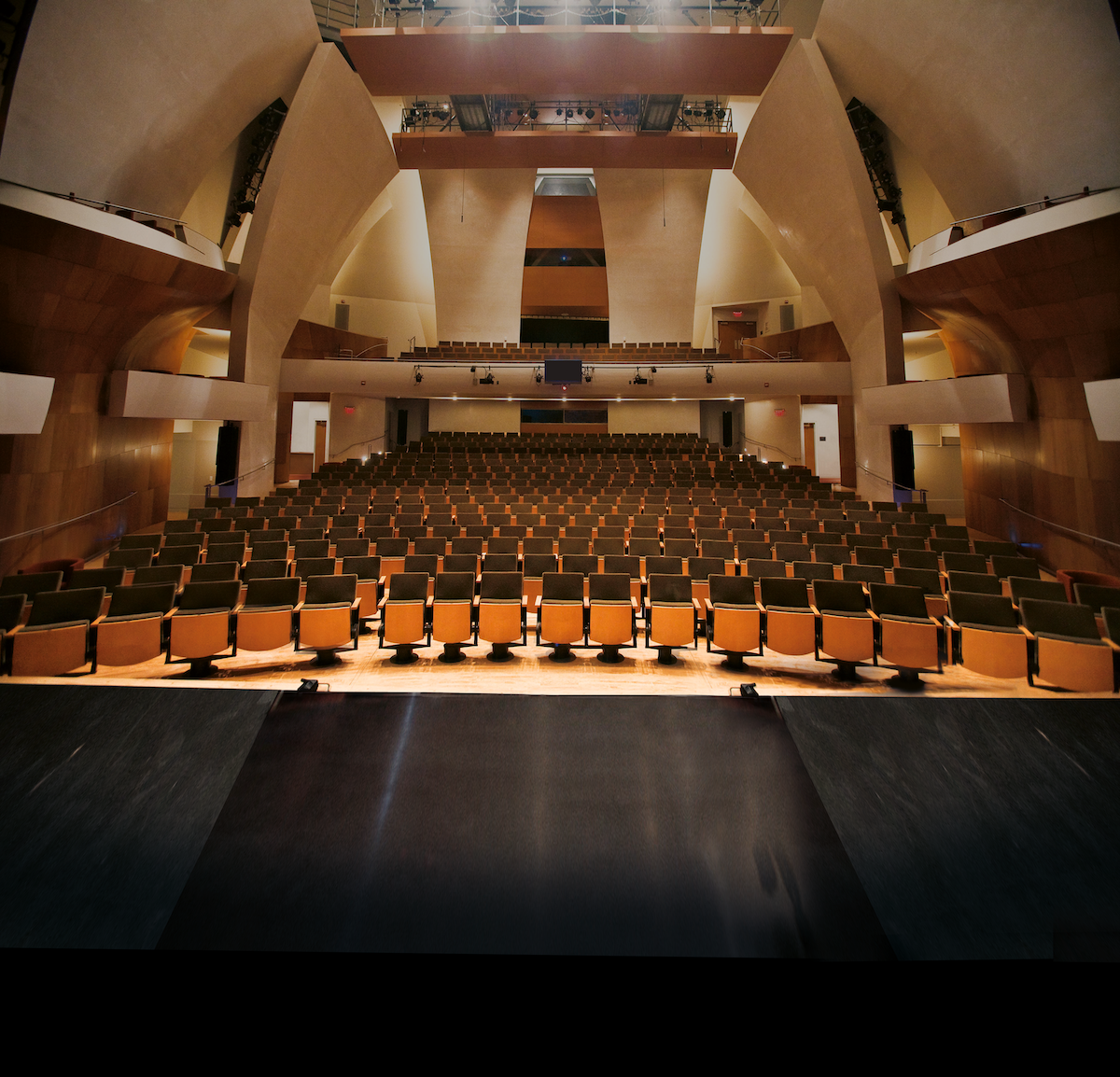 Image of BroadStage interior from the stage.
